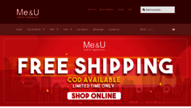 What Meandushop.com website looked like in 2020 (3 years ago)