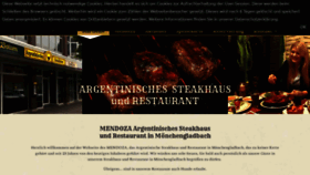 What Mendoza.de website looked like in 2020 (3 years ago)