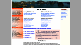 What Muineresorts.com website looked like in 2020 (3 years ago)