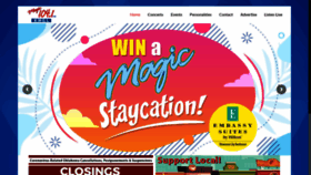 What Magic104.com website looked like in 2020 (3 years ago)