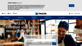 What Metlife.com.kw website looked like in 2020 (3 years ago)