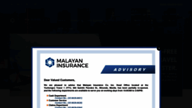 What Malayanonline.com website looked like in 2020 (3 years ago)