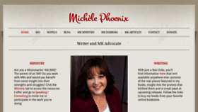 What Michelephoenix.com website looked like in 2020 (3 years ago)