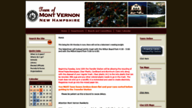 What Montvernonnh.us website looked like in 2020 (3 years ago)