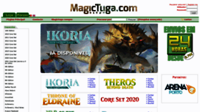 What Magictuga.com website looked like in 2020 (3 years ago)