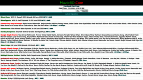 What Muzicbd.net website looked like in 2020 (3 years ago)