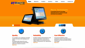 What Macric.com website looked like in 2020 (3 years ago)