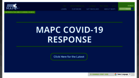 What Mapc.org website looked like in 2020 (3 years ago)