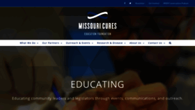 What Missouricures.net website looked like in 2020 (3 years ago)