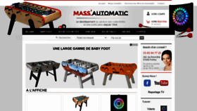 What Massautomatic.fr website looked like in 2020 (3 years ago)