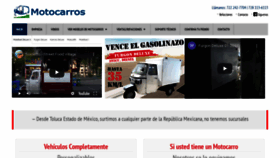 What Motocarros.com.mx website looked like in 2020 (3 years ago)