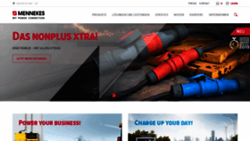 What Mennekes.de website looked like in 2020 (3 years ago)