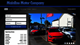 What Mainlinemotorco.co.uk website looked like in 2020 (3 years ago)