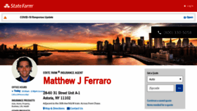 What Matthewferraro.net website looked like in 2020 (3 years ago)