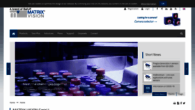 What Matrix-vision.de website looked like in 2020 (3 years ago)