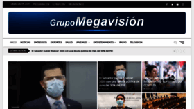 What Megavision.com.sv website looked like in 2020 (3 years ago)