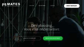 What Matesgroothandel.nl website looked like in 2020 (3 years ago)