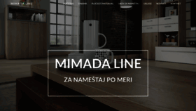 What Mimadaline.com website looked like in 2020 (3 years ago)