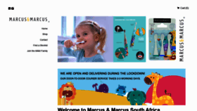 What Marcusandmarcus.co.za website looked like in 2020 (3 years ago)