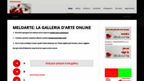 What Meloarte.net website looked like in 2020 (3 years ago)