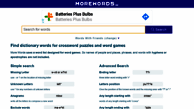 What Morewords.com website looked like in 2020 (3 years ago)
