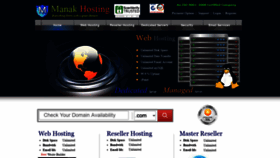 What Manakhosting.in website looked like in 2020 (3 years ago)