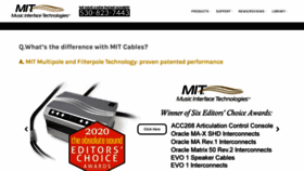 What Mitcables.com website looked like in 2020 (3 years ago)