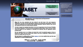 What Masetllc.com website looked like in 2020 (3 years ago)