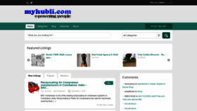 What Myhubli.com website looked like in 2020 (3 years ago)