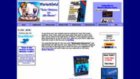 What Merlesworld.com website looked like in 2020 (3 years ago)