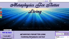 What Metaphysics-for-better-living.com website looked like in 2020 (3 years ago)