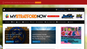 What Mystratfordnow.com website looked like in 2020 (3 years ago)