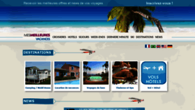 What Mesmeilleures-vacances.com website looked like in 2020 (3 years ago)