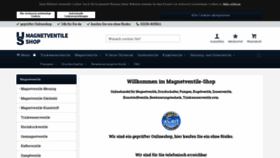 What Magnetventile-shop.de website looked like in 2020 (3 years ago)
