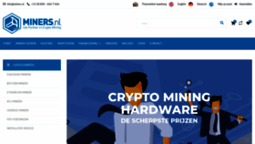 What Miners.nl website looked like in 2020 (3 years ago)