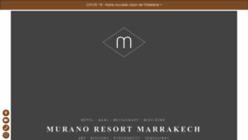 What Muranomarrakech.com website looked like in 2020 (3 years ago)