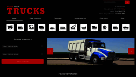 What Morethantrucks.com website looked like in 2020 (3 years ago)
