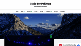 What Madeforpakistan.com website looked like in 2020 (3 years ago)