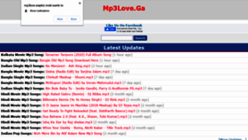 What Mp3love.wapkiz.mobi website looked like in 2020 (3 years ago)