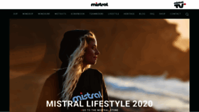 What Mistral.com website looked like in 2020 (3 years ago)