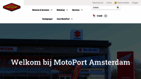What Motoportamsterdam.nl website looked like in 2020 (3 years ago)