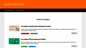 What Mundoexploras.com website looked like in 2020 (3 years ago)