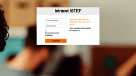 What Moodle.istef.fr website looked like in 2020 (3 years ago)