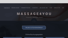 What Massage4you.at website looked like in 2020 (3 years ago)