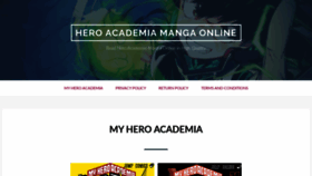 What Myheroacademia.me website looked like in 2020 (3 years ago)