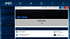 What Montenegro-racing.com website looked like in 2020 (3 years ago)