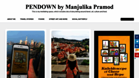What Manjulikapramod.com website looked like in 2020 (3 years ago)