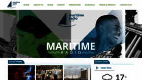 What Maritimeradio.co.uk website looked like in 2020 (3 years ago)
