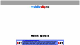 What Mobilecity.cz website looked like in 2020 (3 years ago)