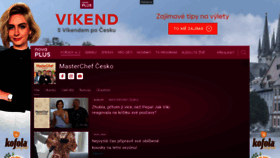 What Masterchef.nova.cz website looked like in 2020 (3 years ago)